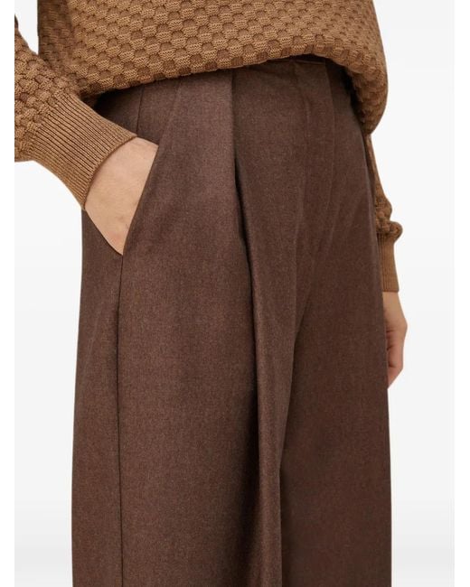 RETORI Brown Pantalon En Laine Sartorial