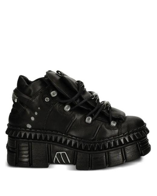 New Rock M-wall106-s13 プラットフォーム スニーカー Black