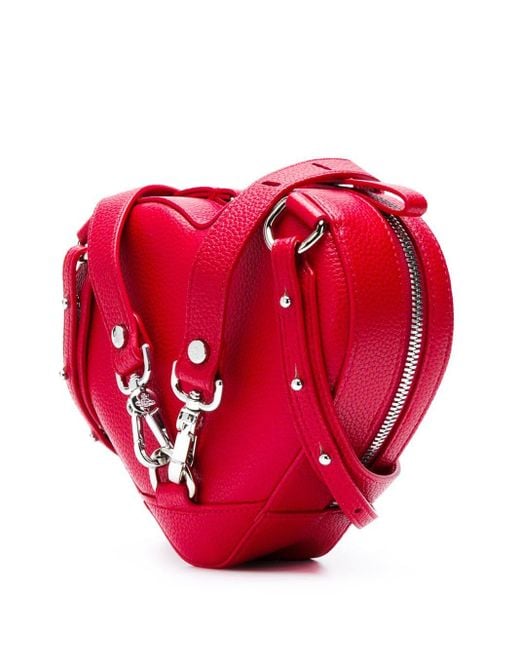 Vivienne Westwood Red Heart-shaped Logo Backpack