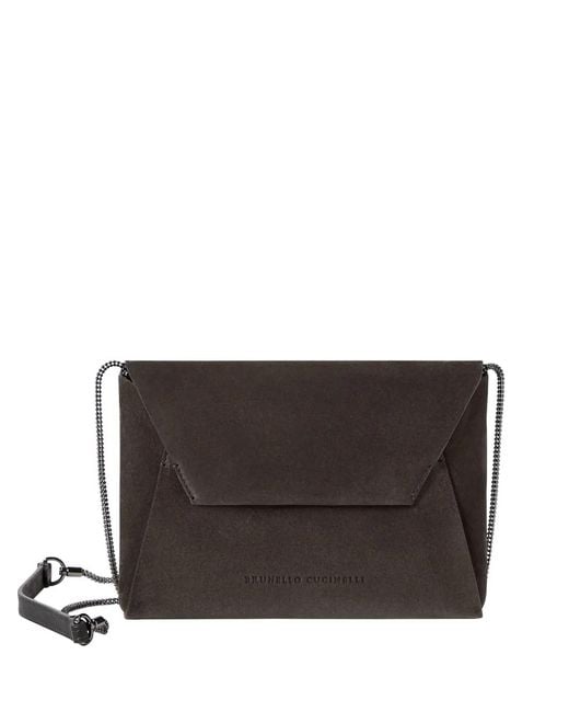 Brunello Cucinelli Gray Duo Pochette