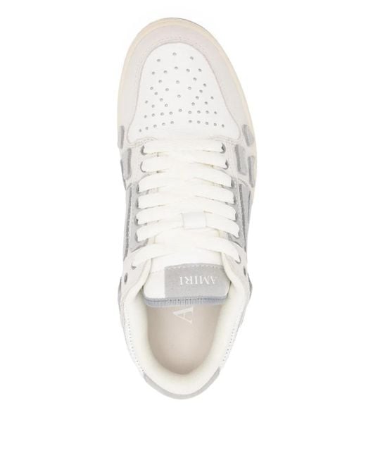 Amiri White Leather Sneakers