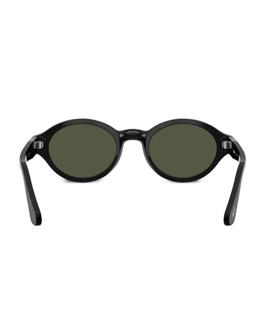 Persol Green Loris Round-Frame Sunglasses
