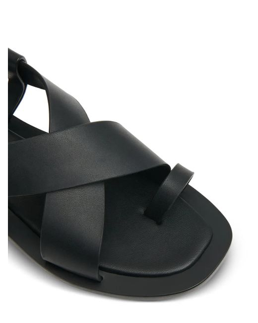 Mansur Gavriel Black Leather Sandals