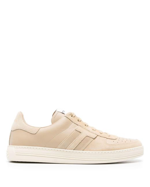 Tom Ford Natural Radcliffe Panelled Sneakers for men