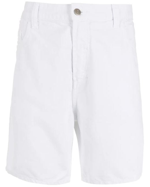Osklen White Five-Pocket Bermuda Shorts for men