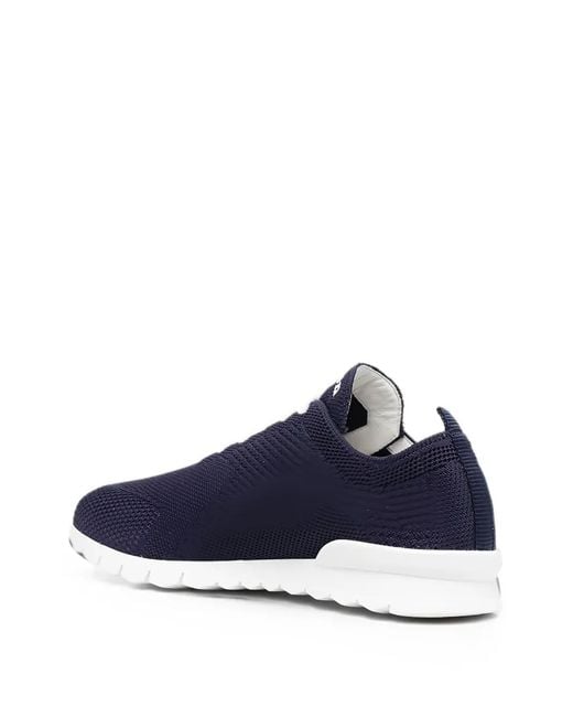 Kiton Blue Lace-Up Sneakers for men