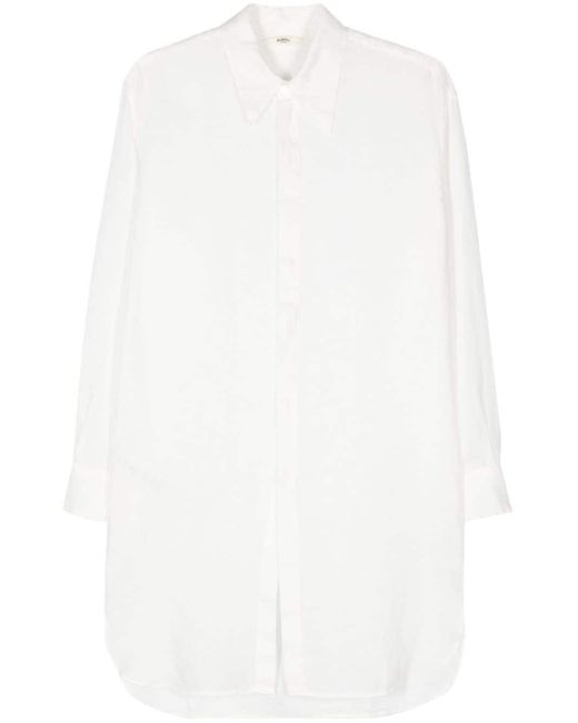 Barena White Lela Linen Shirt