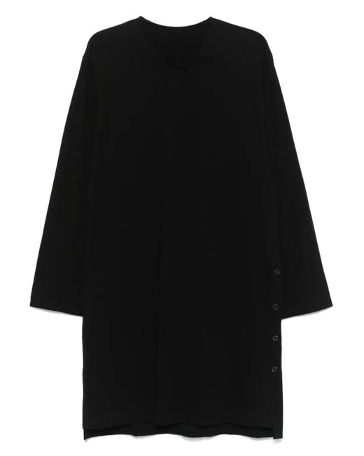 Yohji Yamamoto Black Single-Button T-Shirt for men