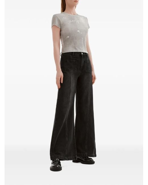 B+ AB Flared Jeans in het Black