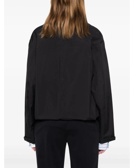 Boss Black Logo-Plaque Waterproof Jacket