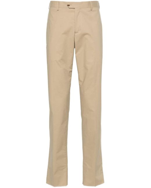Lardini Natural Slim-leg Cotton Chino Trousers for men