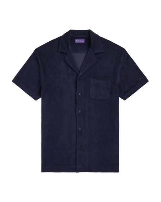 Ralph Lauren Badstof Overhemd in het Blue voor heren
