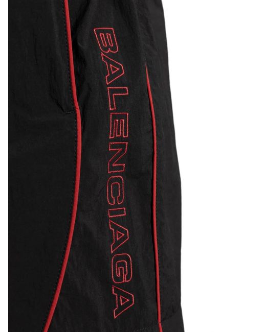 Balenciaga Black Nylon Shorts for men