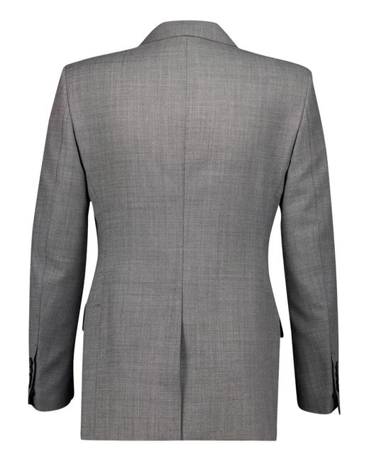 Tom Ford Gray Single-Breasted Blazer for men