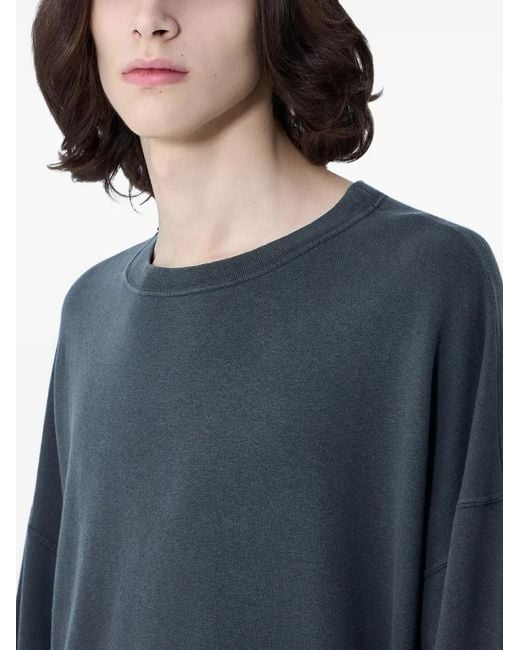 Our Legacy Blue Crew-Neck Sweatshirt for men