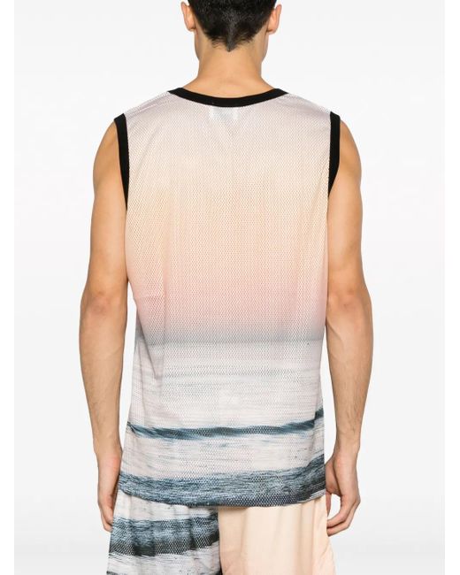 Débardeur À Palmiers Imprimés BLUE SKY INN pour homme en coloris Gray