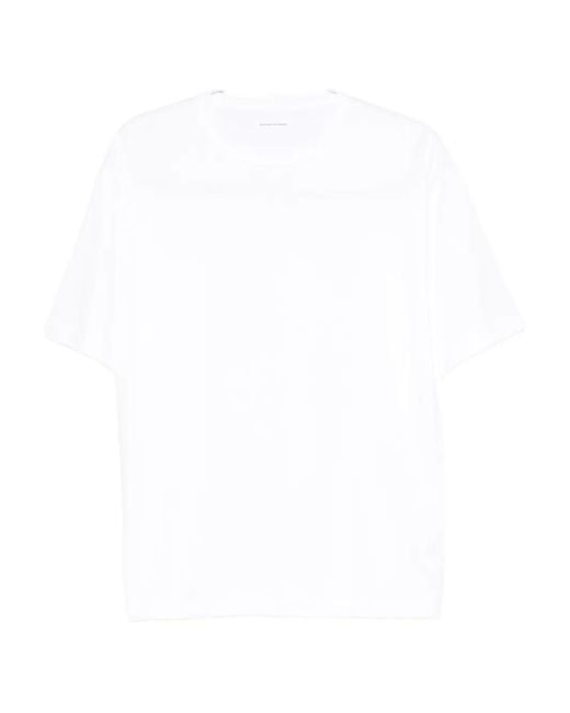 Kaptain Sunshine Suvin Tenjiku S/S Katoenen Suède T-Shirt Met Korte Mouwen in het White voor heren