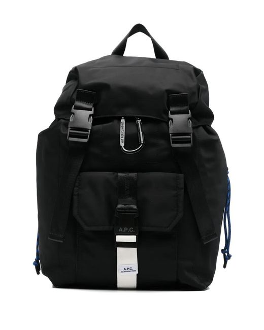 A.P.C. Black Trek Backpack