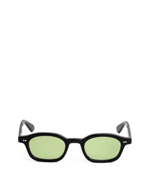 AKILA Green Ceres Square-Frame Sunglasses