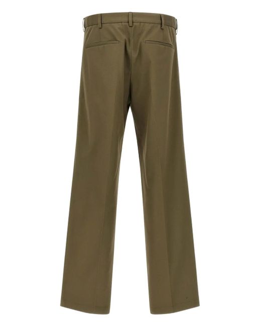 Cellar Door Green Leone Tailored Trousers for men