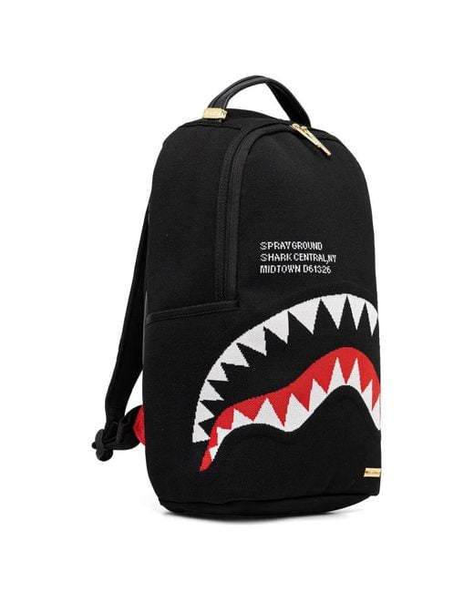 Sprayground Black Shark-Graphic Backpack