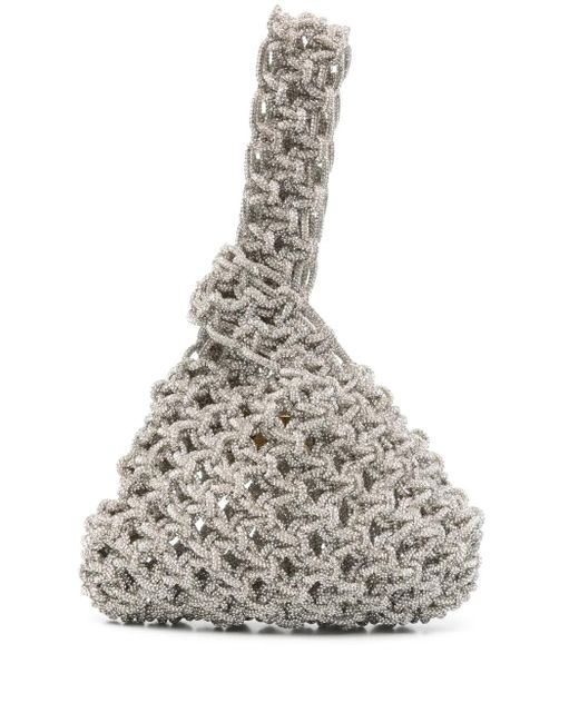 HIBOURAMA White Niky Tote Bag