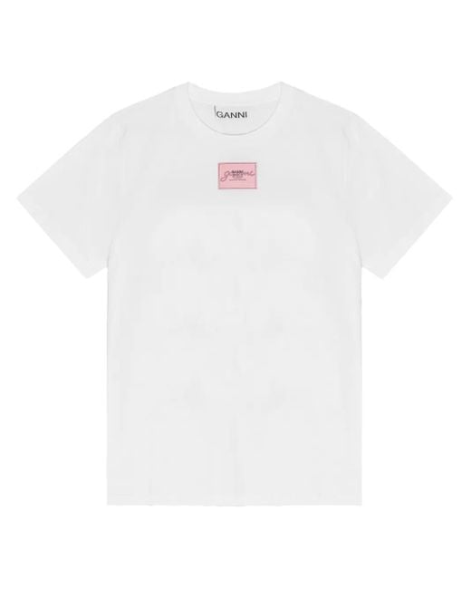 Ganni グラフィック Tシャツ White