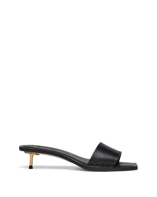 Nanushka White Square-Toe Heeled Sandals