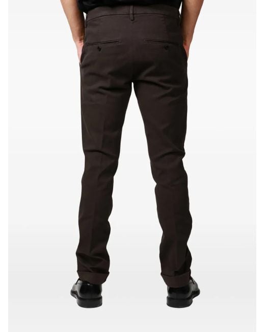 Dondup Black Gaubert Button Trousers for men