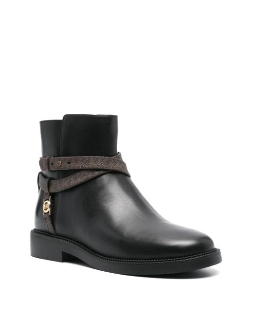 Michael Kors Black Abigail Flat Bootie