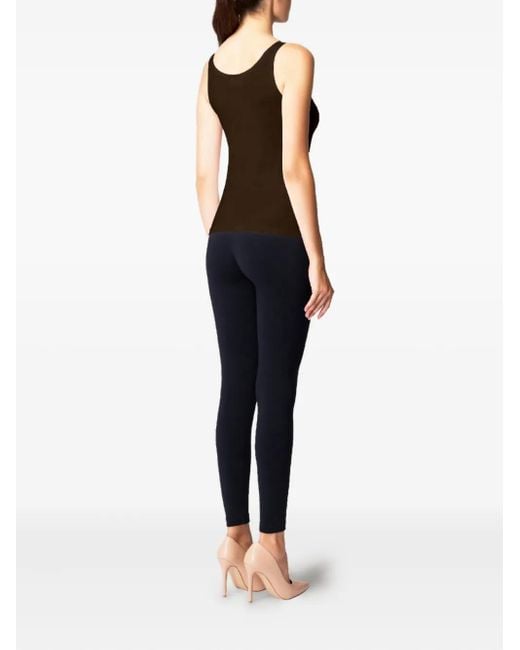Wolford Brown Top mit U-Ausschnitt