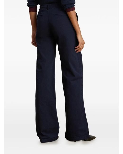 Ralph Lauren Blue Wide-Leg Trousers