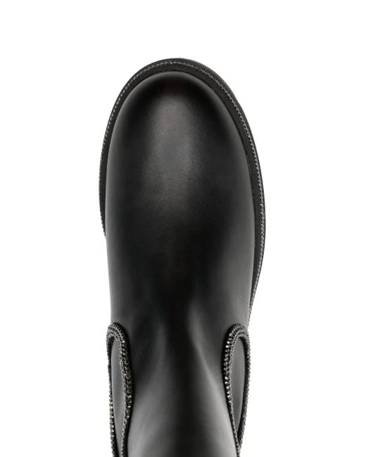Rene Caovilla Black Onda Boots