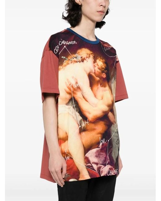 Vivienne Westwood Orange Kiss Cotton T-Shirt
