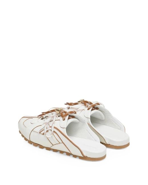 Dorothee Schumacher White Mules Lacées À Bout Pointu