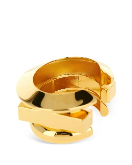 Elisabetta Franchi Women's Metallic Logo-Detail Cuff Bracelet