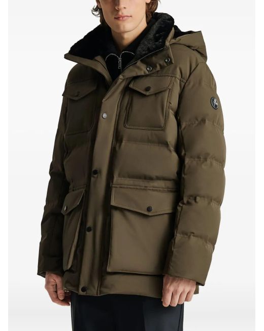 Fusalp Green Delano Detachable-Hood Parka for men