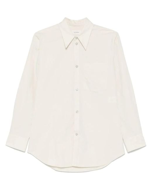 Lemaire White Poplin Shirt