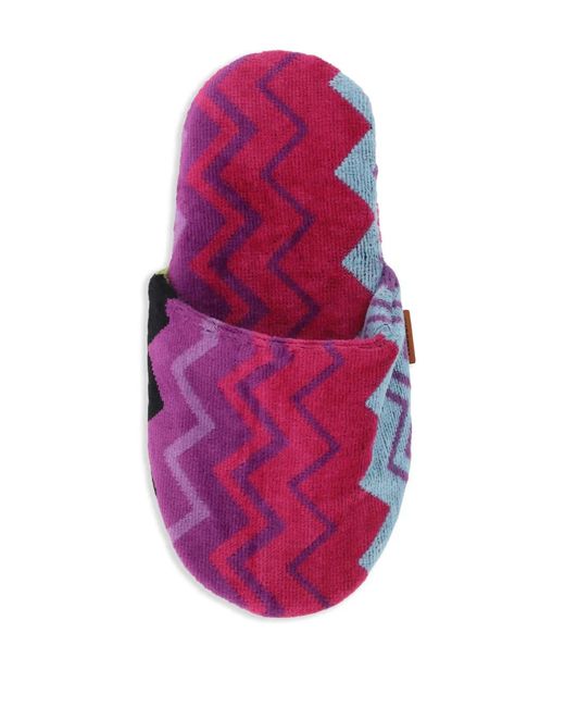 Missoni Purple Giacomo Slippers