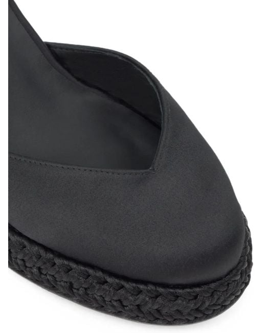Castaner Black Vilnia Satin Platform Pumps