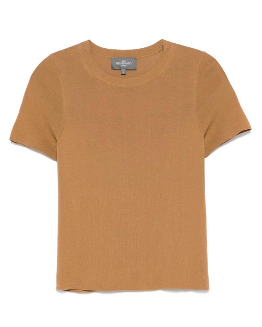 Eric Bompard ニット Tシャツ Natural