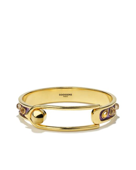 Pulsera Boucle fina Goossens de color Metallic