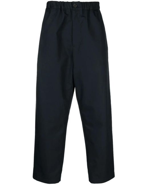 Pantalon Droit À Taille Élastiquée Jil Sander pour homme en coloris Blue