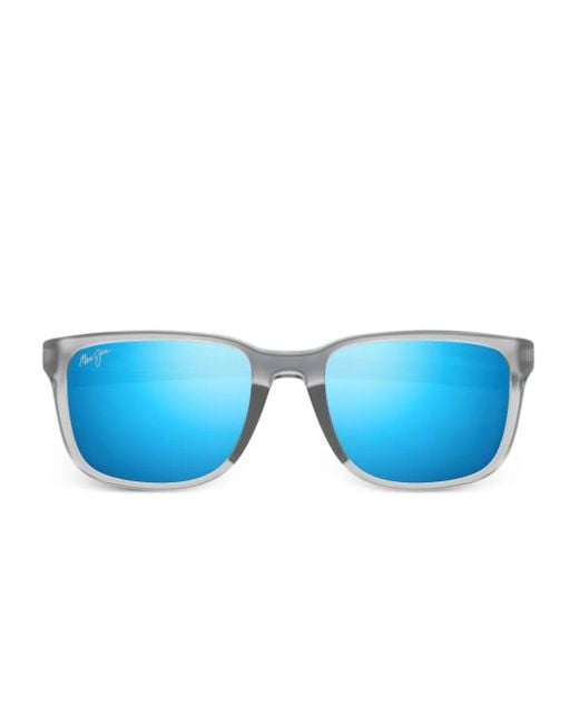 Maui Jim Blue Rectangle Sunglasses for men