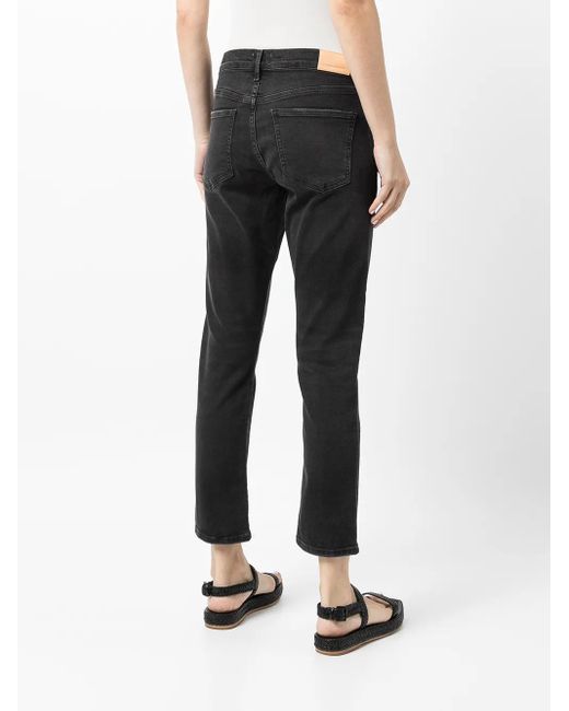 Citizens of Humanity Black Mid-Rise Skinny Jeans