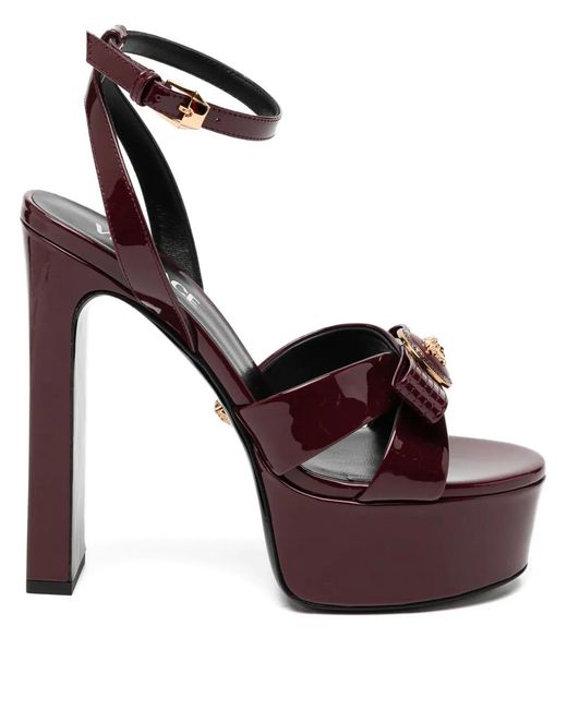 Versace White 140Mm Gianni Ribbon Sandals