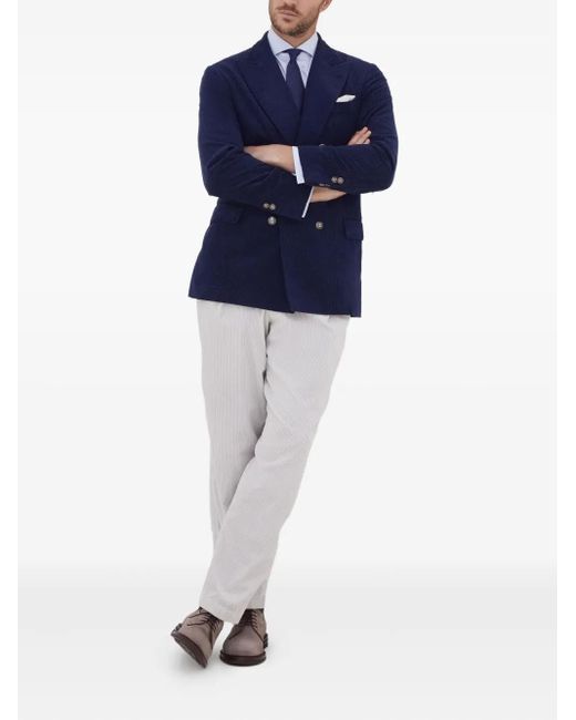 Brunello Cucinelli Blue Jacket for men