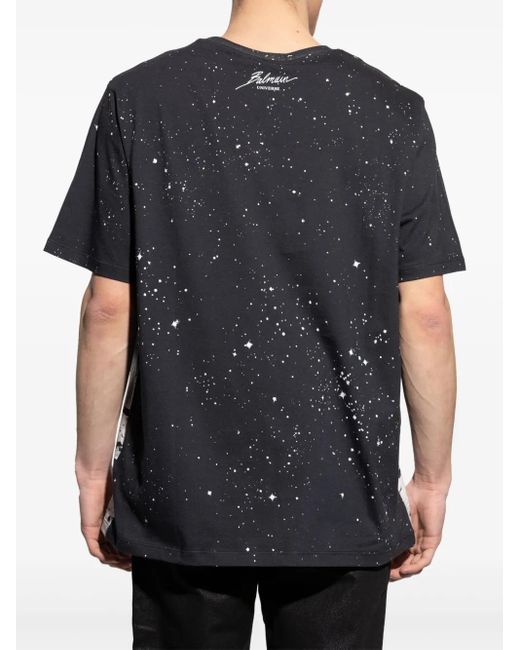 Balmain Black T-Shirts And Polos for men