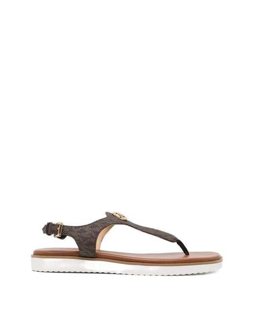 Michael Kors Brown Brandy Zahara Sandals