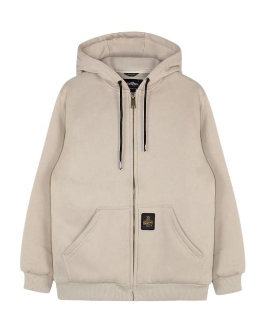 Refrigiwear Natural Astro Zip-Up Hoodie for men